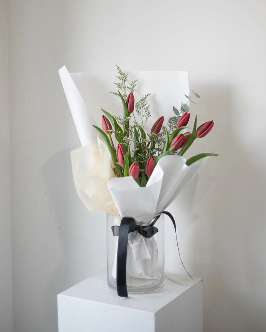 Wrapped Tulips Bouquet - May Flowers