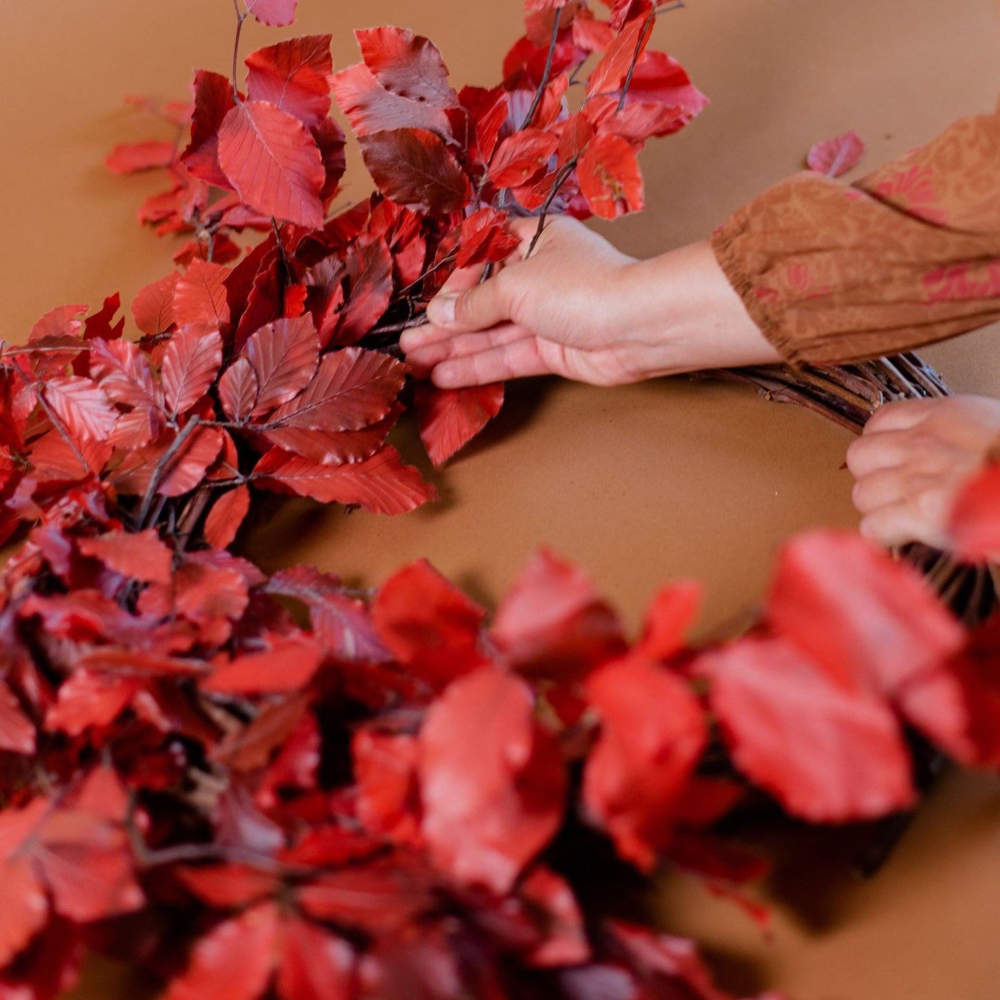 Fall Crescent Wreath