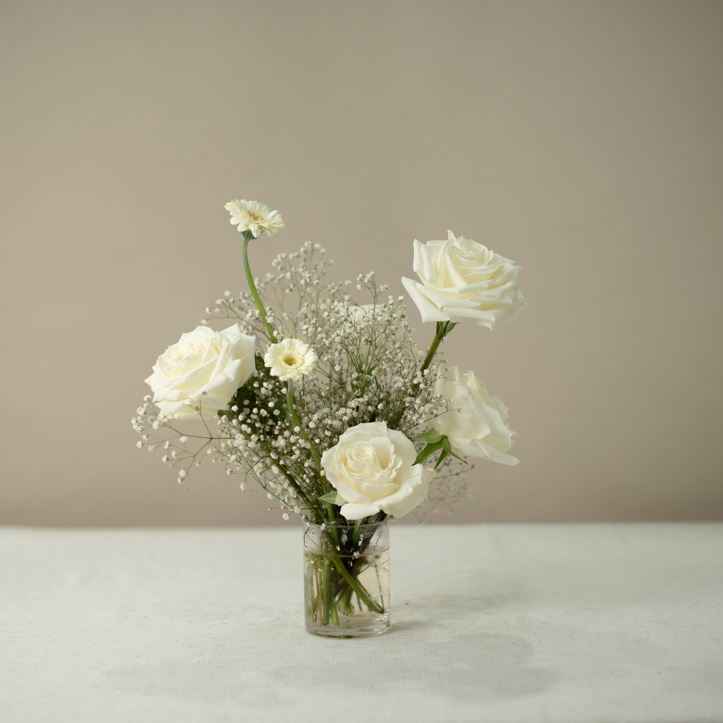 White Clouds Glass Vase