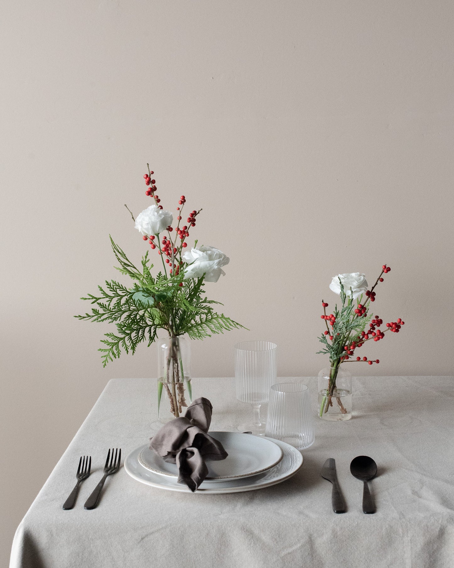 Holiday Bud Vase Duo