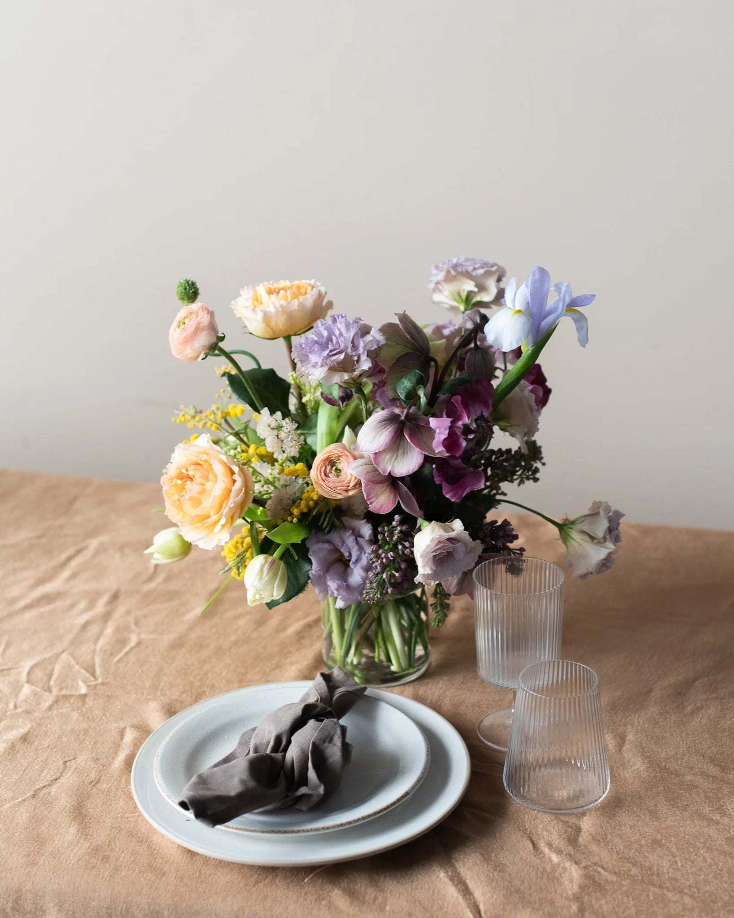 Glass Vase Centrepiece