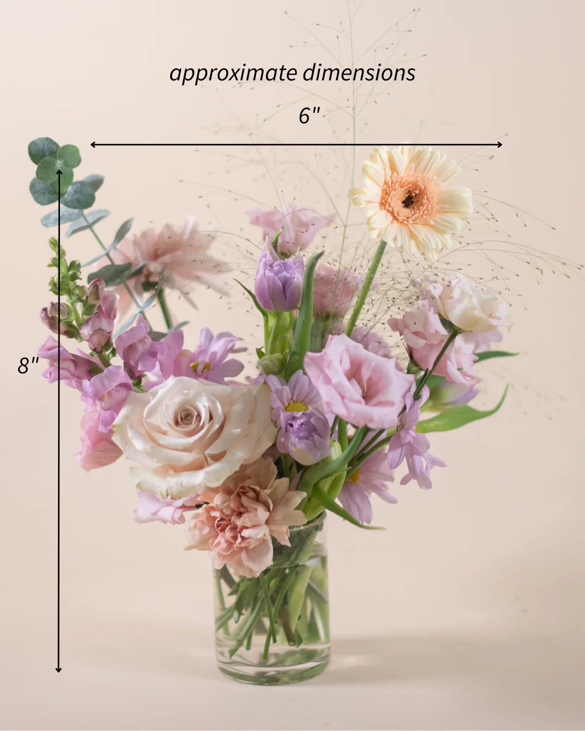 Small Glass Vase - May Flowers