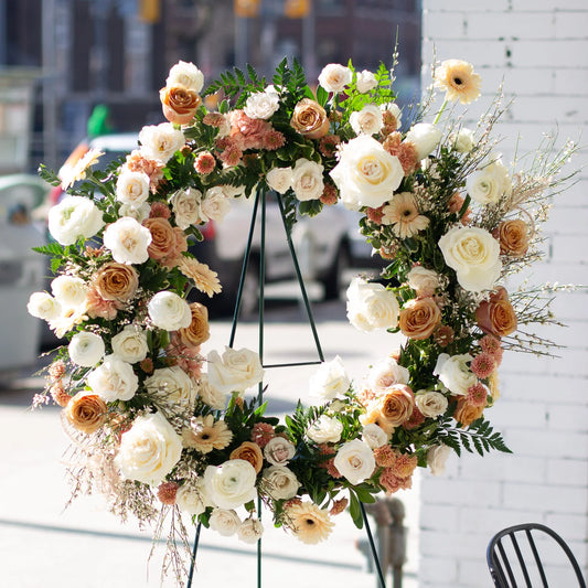 Premium Round Wreath - May Flowers