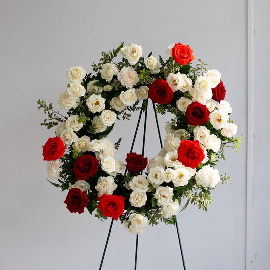 Classic Round Wreath - May Flowers
