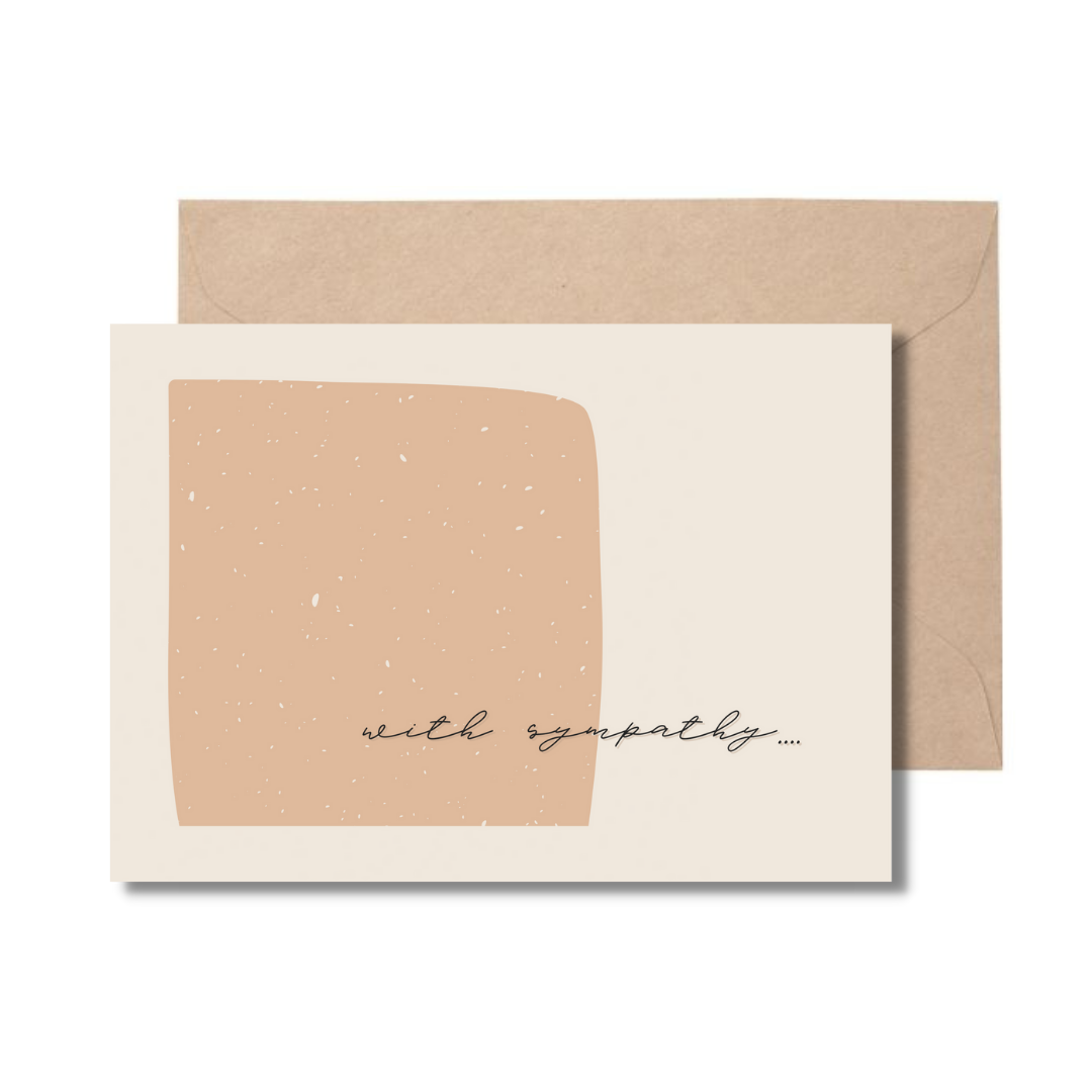With Sympathy Card