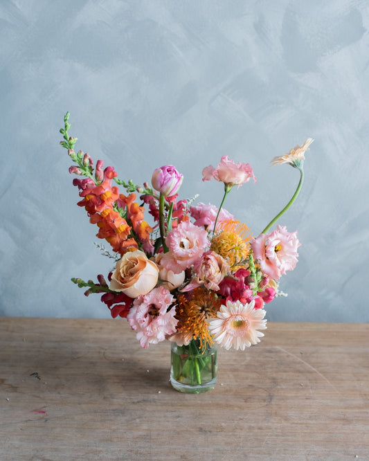 Summer inspired floral arrangement for delivery in Toronto