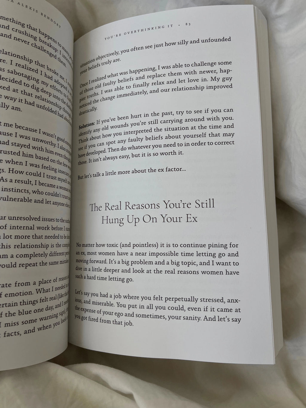 You're Overthinking It by Sabrina Alexis Bendory