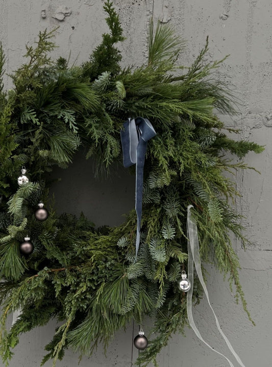 Fresh Wreath Workshop (Sat. December 12 @ 12pm)