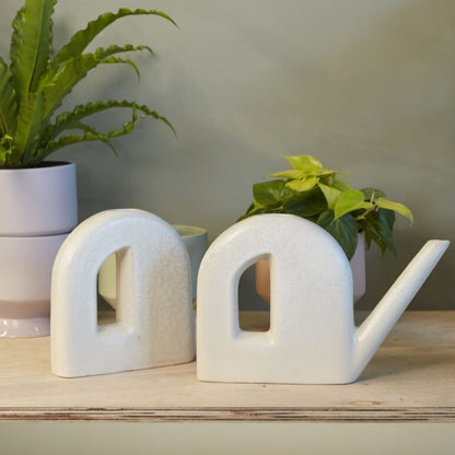 Chunky Handle Ceramic Watering Can
