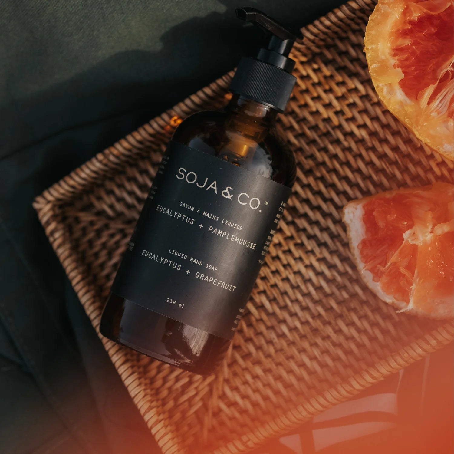SOJA&CO Liquid Hand Soap - Eucalyptus & Grapefruit