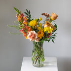 Tall Sympathy Glass Vase