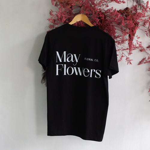 'Florist' Black Tee