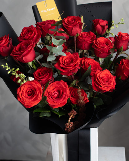 Two Dozen Roses Bouquet