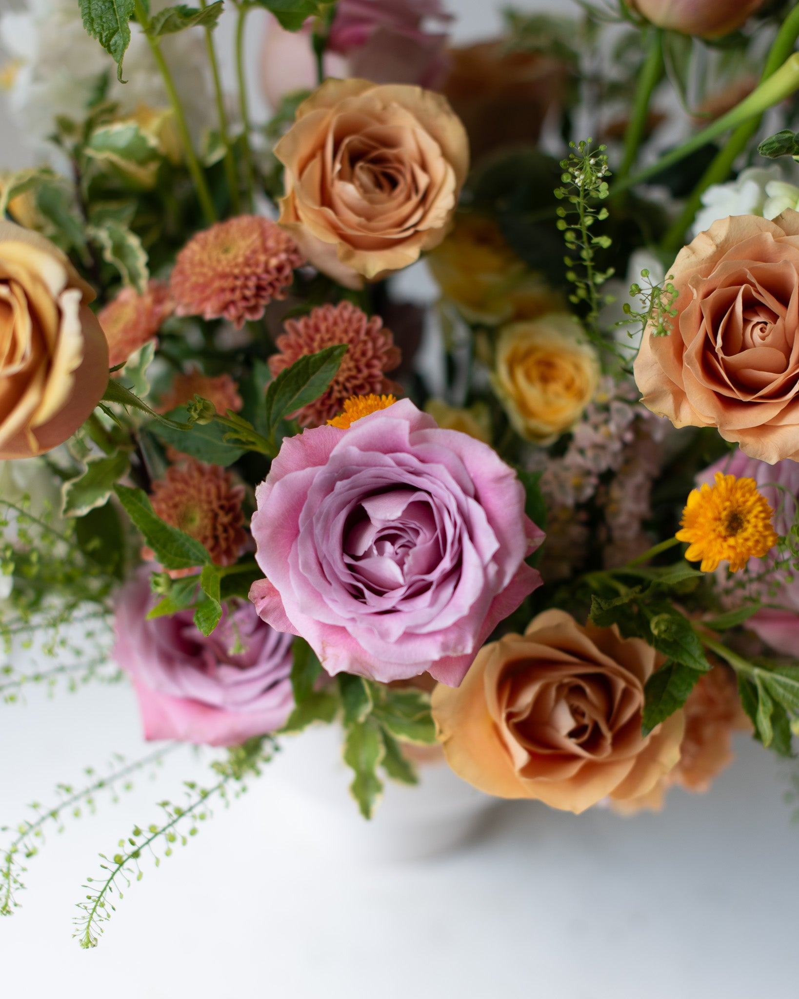 Wild Garden Footed Vase
