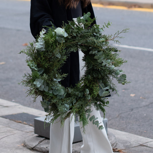 Mixed Eucalyptus Wreath