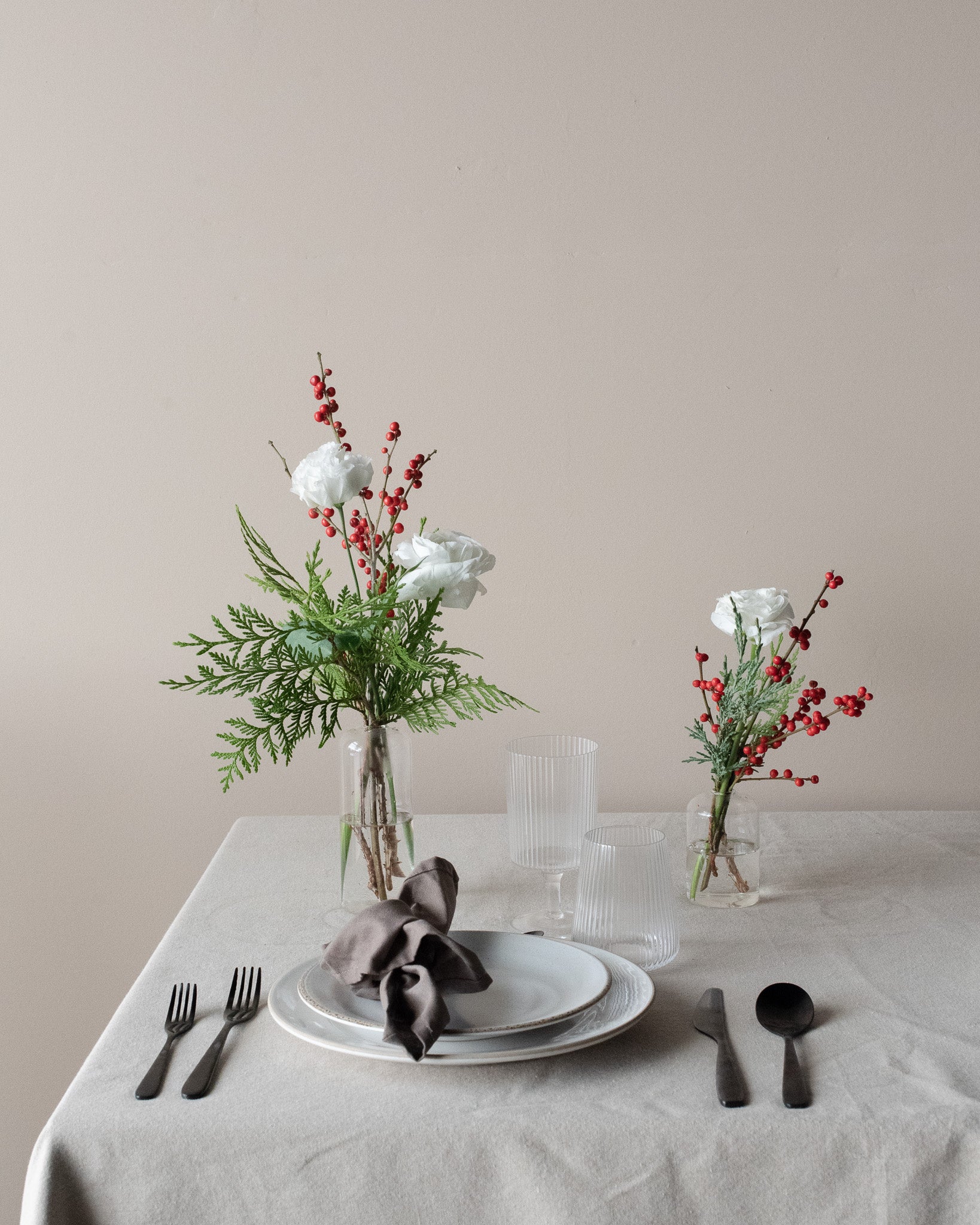 Holiday Bud Vase Duo