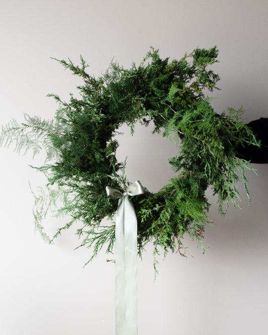 MF Mixed Greens Outdoor Wreath
