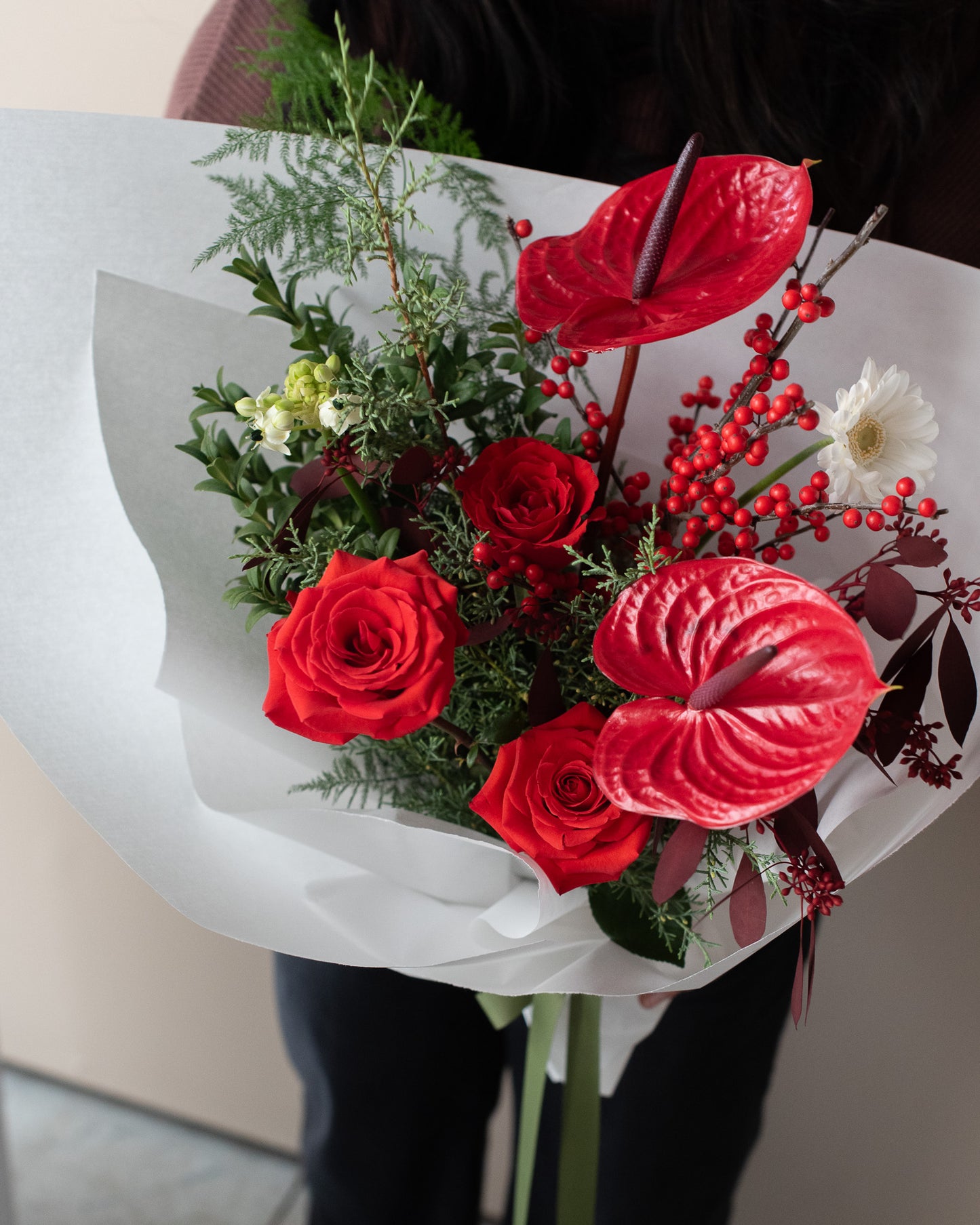 Hand-Tied Bouquet - Holiday Edition