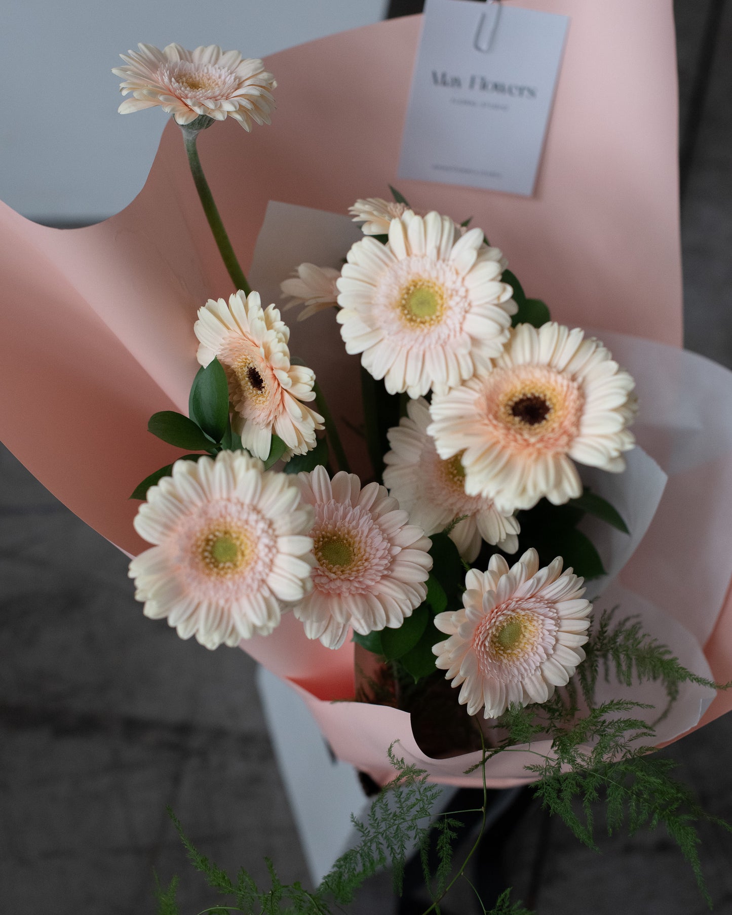Wrapped Daisy Bouquet
