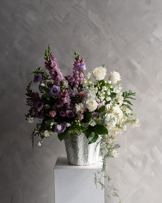 Lavender Blooms - Tribute Basket
