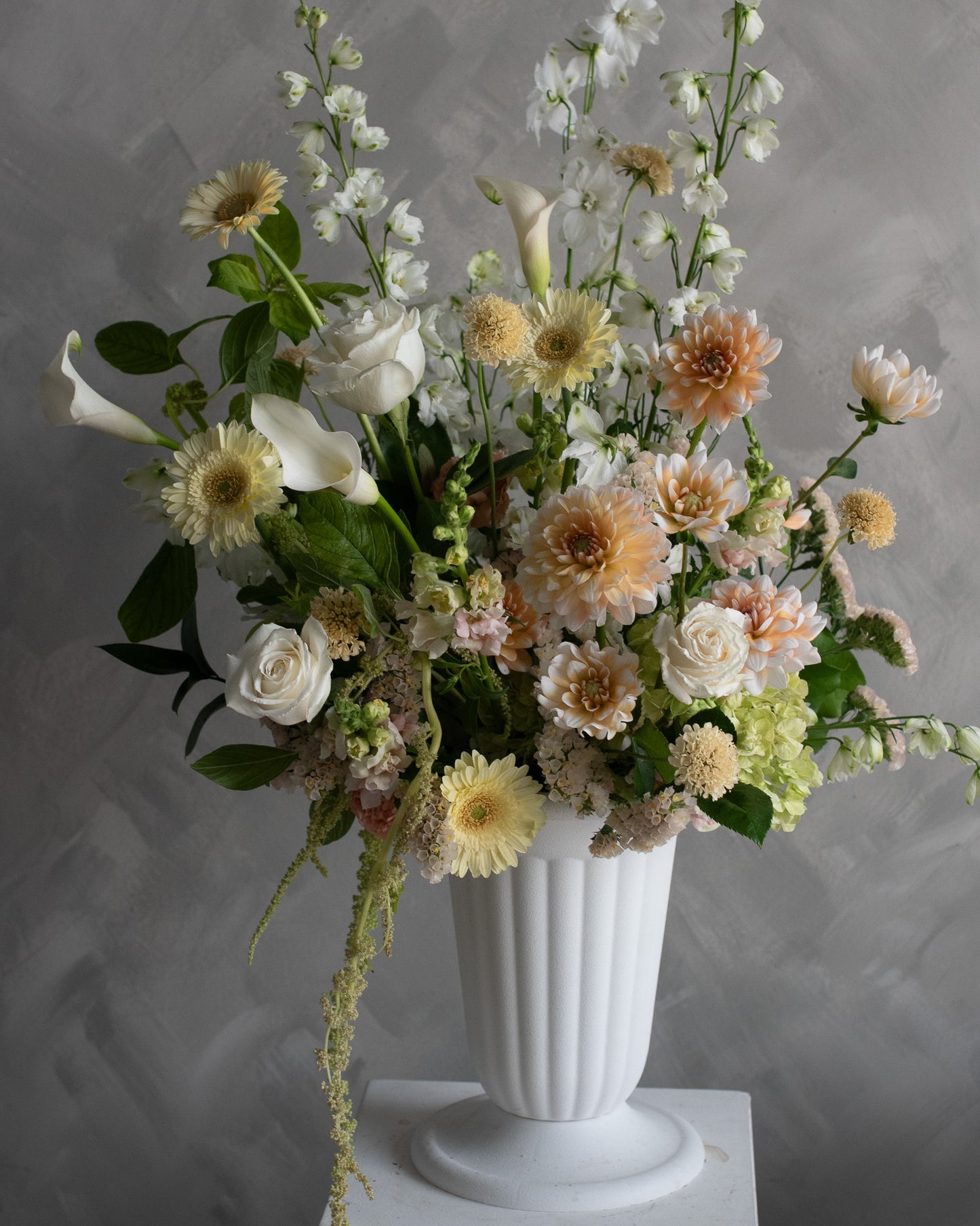 Tall Memorial Vase