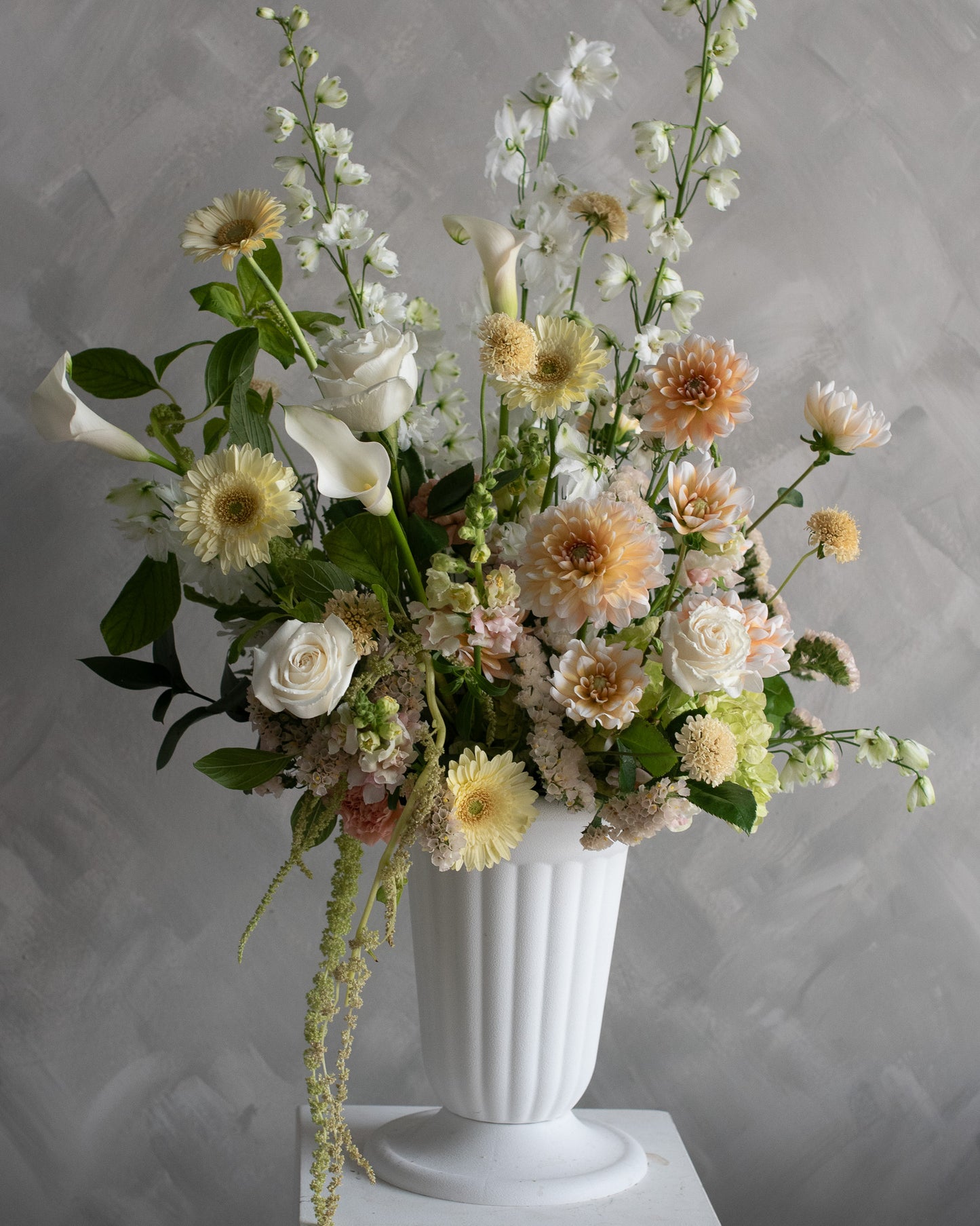 Tall Memorial Vase