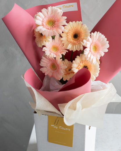 Wrapped Daisy Bouquet