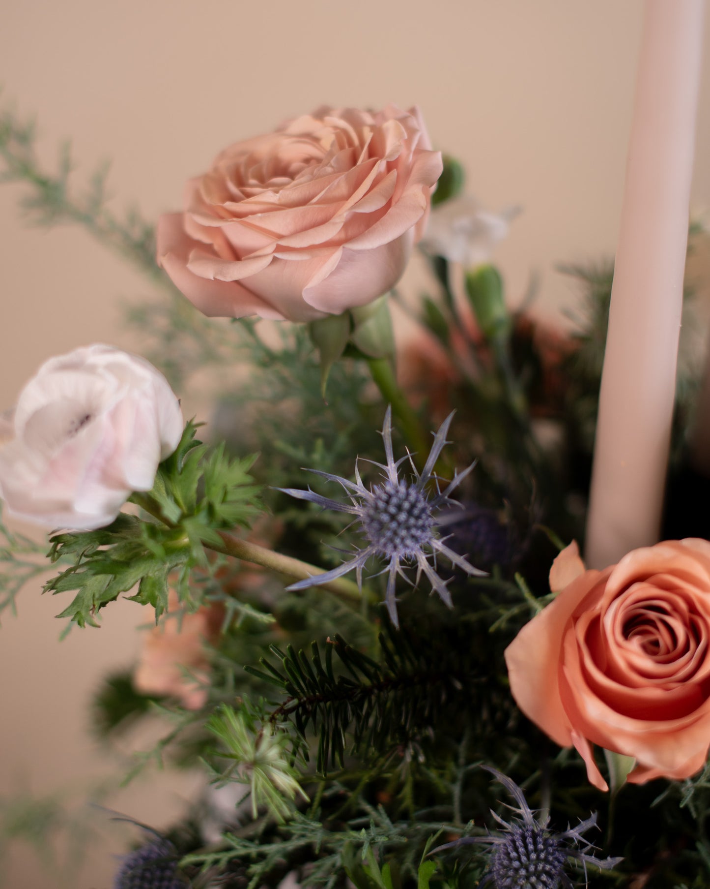 Table Centrepiece with Candles