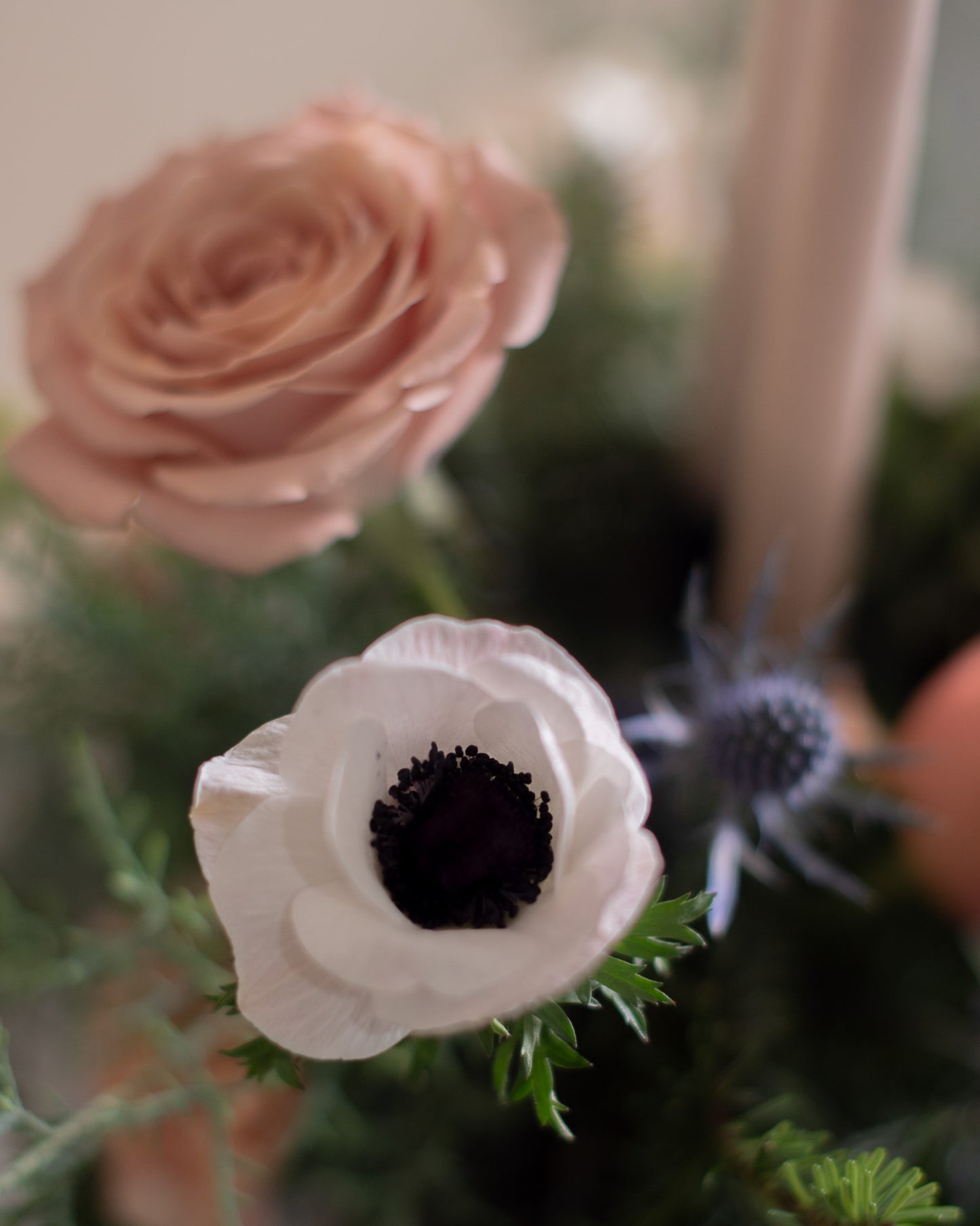 Table Centrepiece with Candles