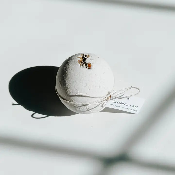 Chamomile + Oat Bath Bomb