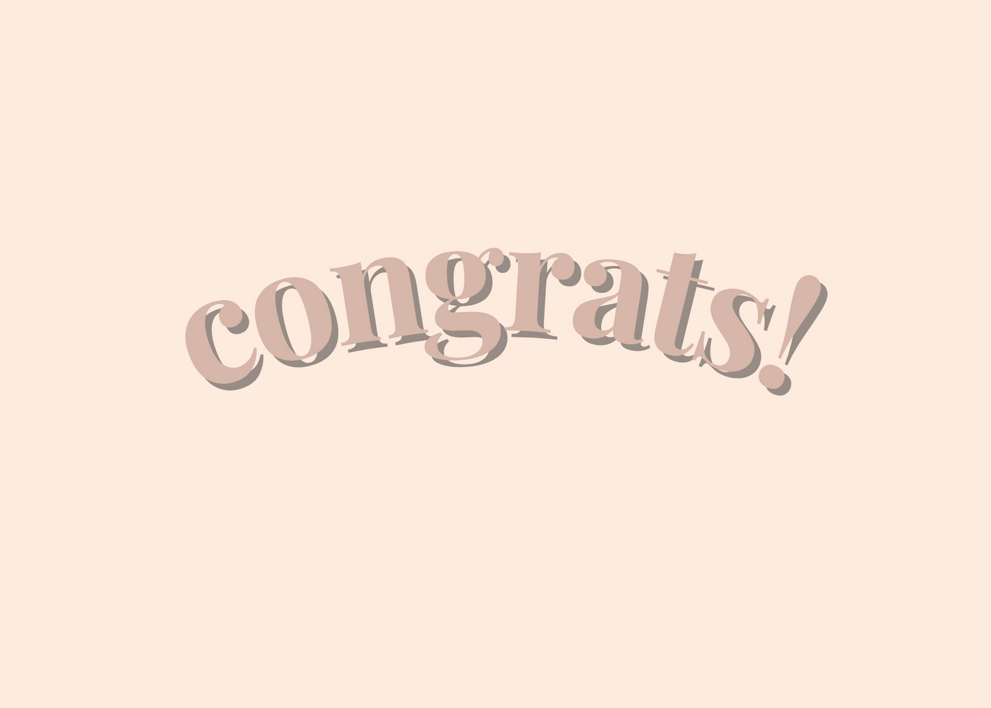 Congrats! Card
