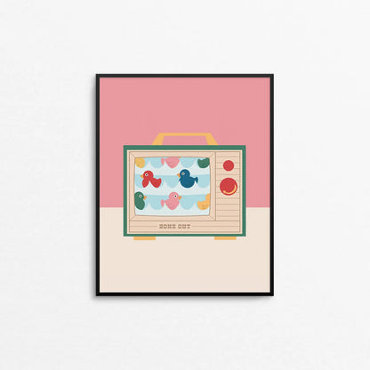 Zone Out Art Print