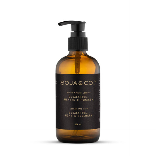 SOJA&CO. Liquid Hand Soap - Eucalyptus, Mint & Rosemary