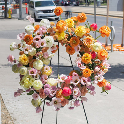 Peach Sherbert Wreath