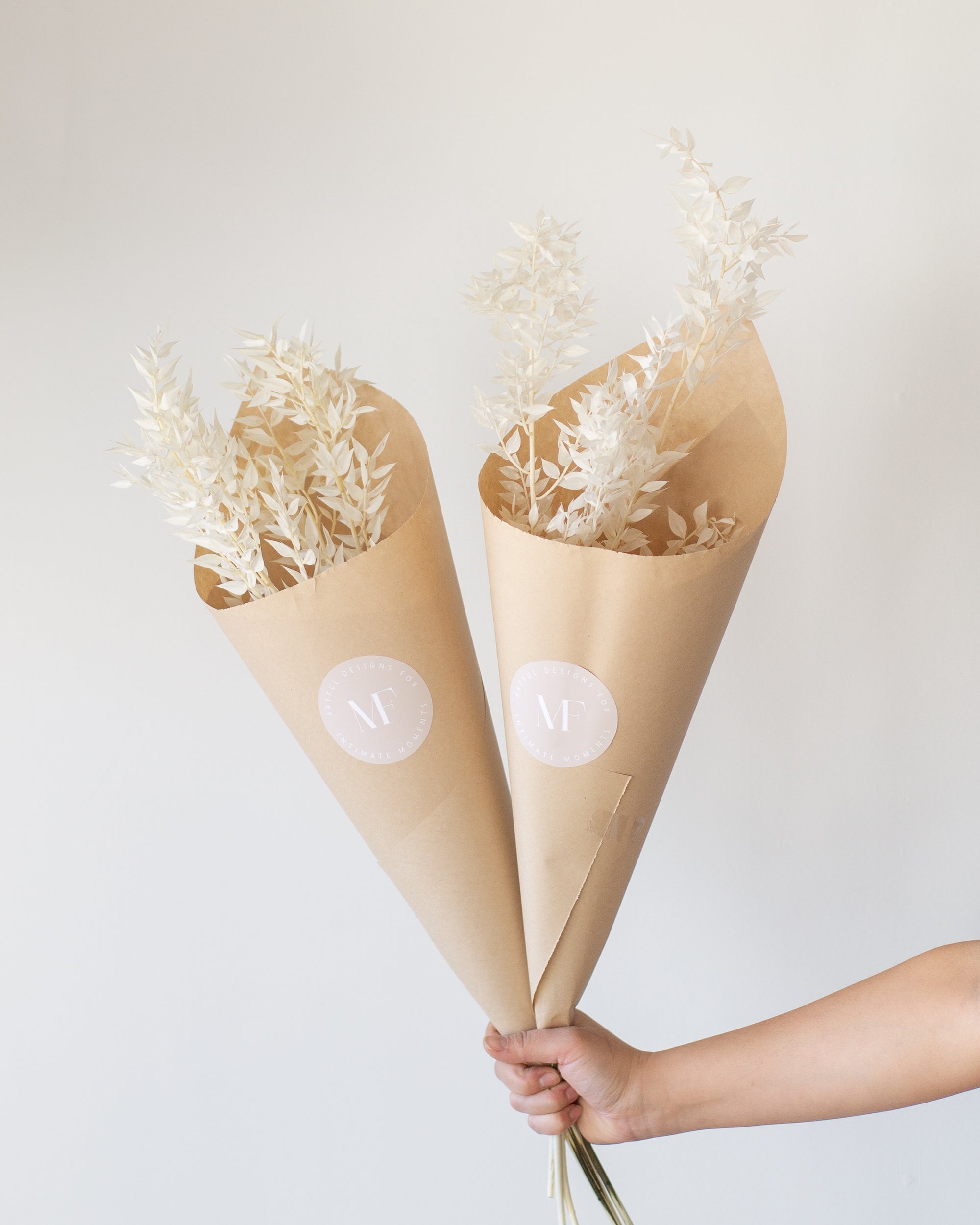 White Bleached Ruscus