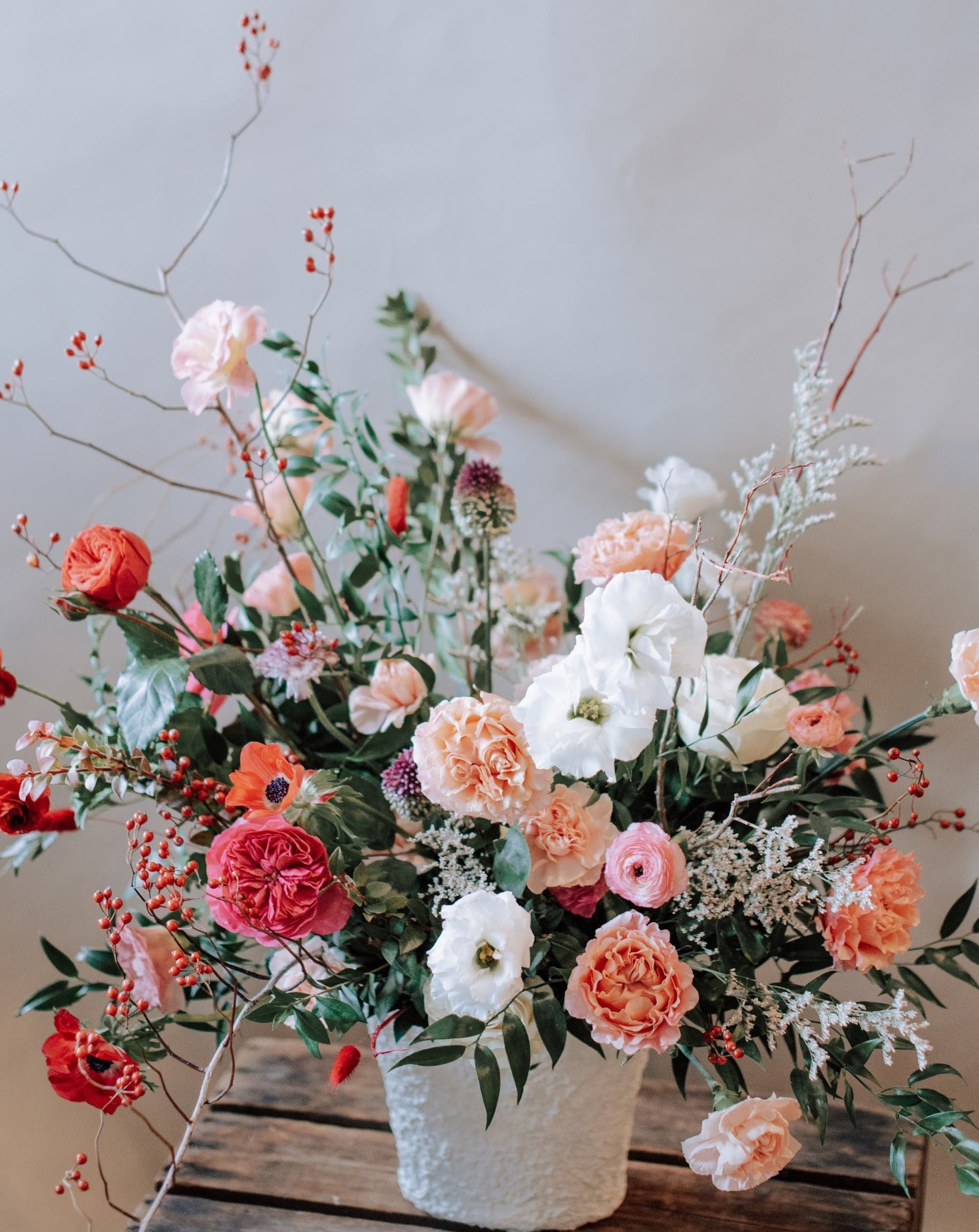 Floral Tribute Basket