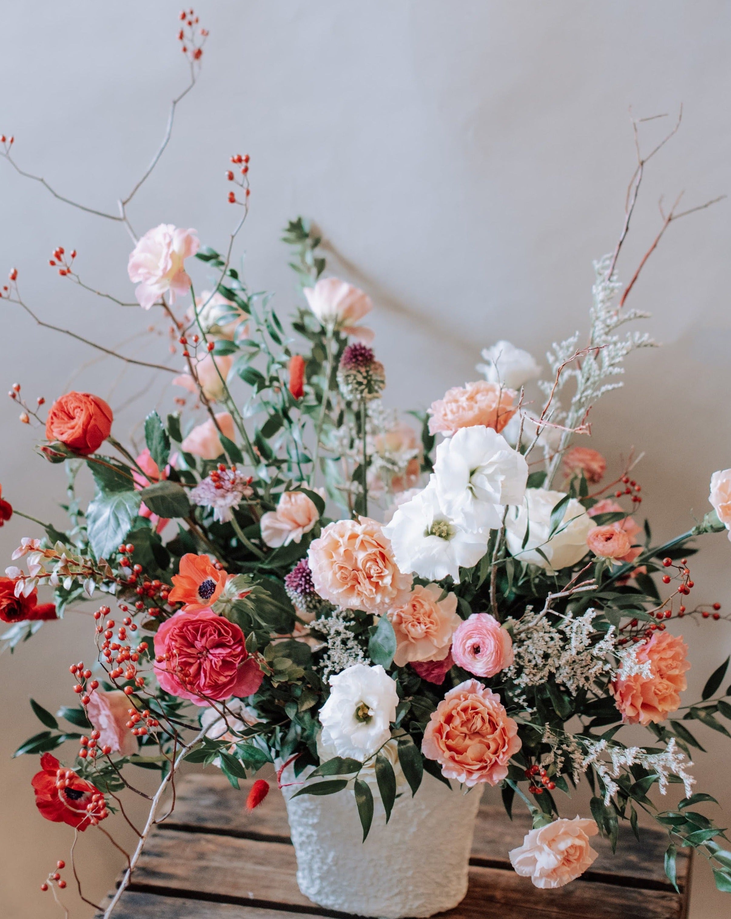 Floral Tribute Basket