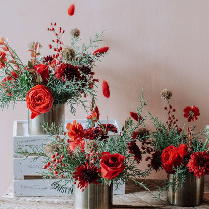 Cocktail Vase Trio